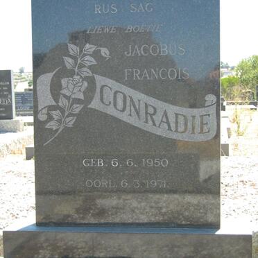 CONRADIE Jacobus Francois 1950-1971