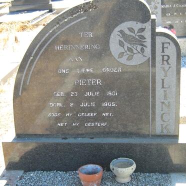 FRYLINCK Pieter 1901-1965