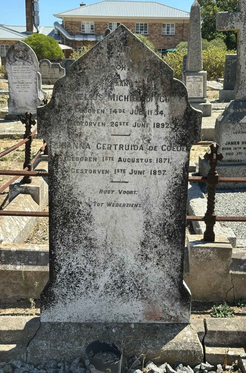 GOEDE Cornelius Michiel, de 1834-1892 :: DE GOEDE Susanna Gertruida 1871-1897