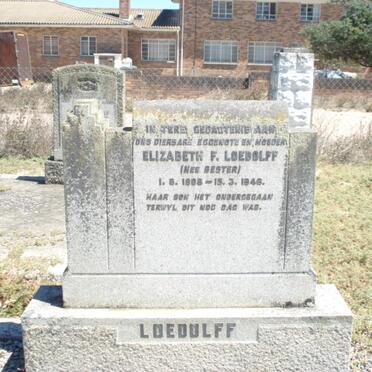 LOEDOLFF Elizabeth F. nee BESTER 1908-1946