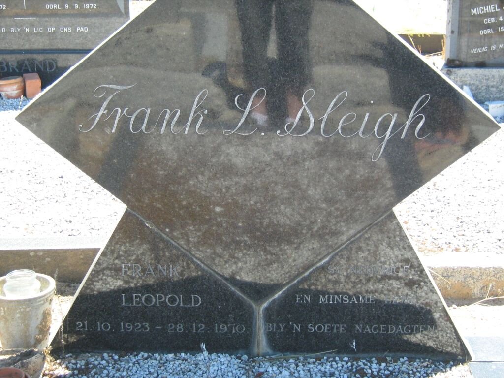 SLEIGH Frank Leopold 1923-1970
