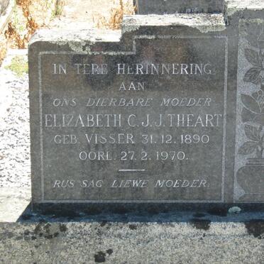 THEART Elizabeth C.J.J. nee VISSER 1890-1970