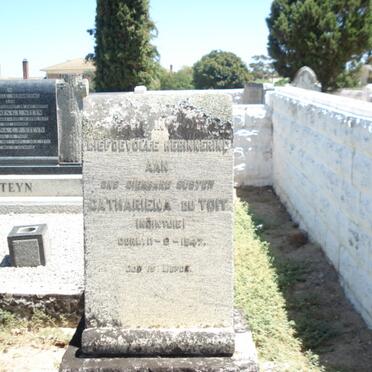 TOIT Catharina, du -1947