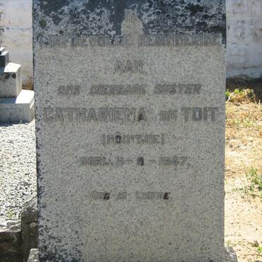 TOIT Cathariena, du -1947