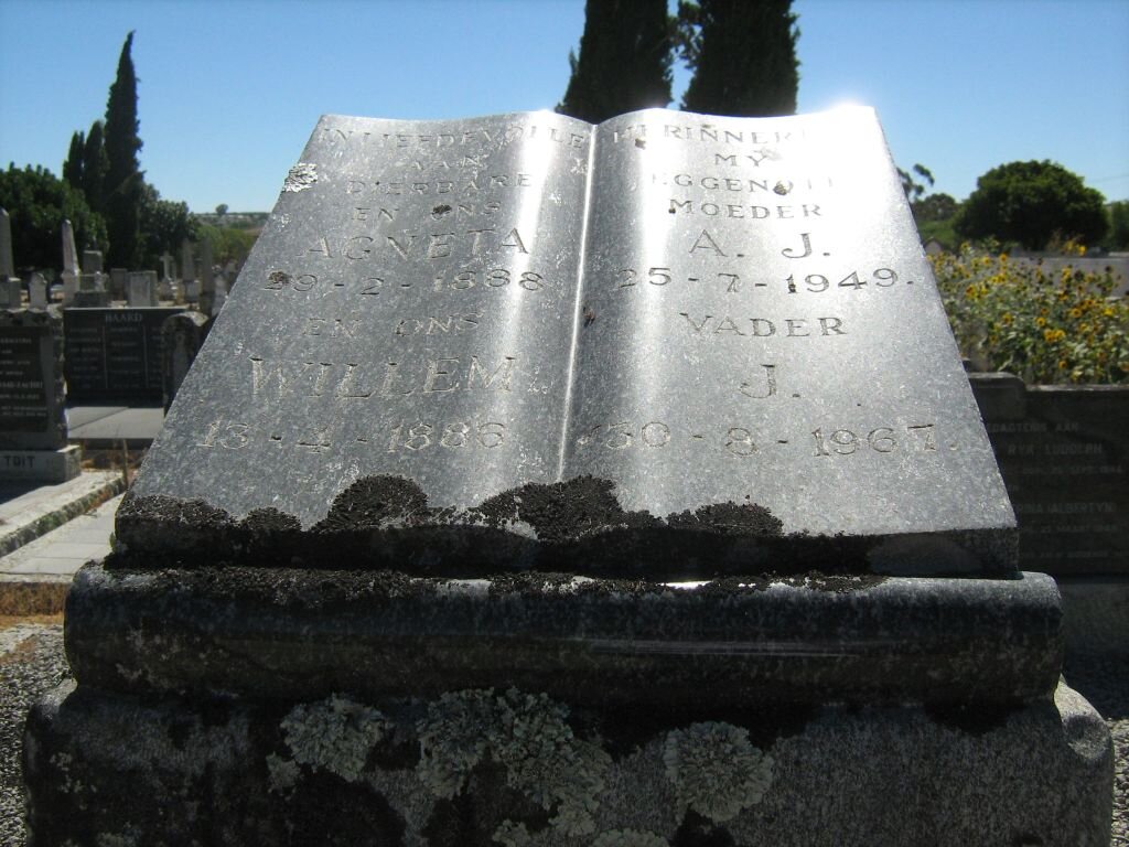 ? Willem J. 1886-1967 &amp; Agneta A.J. 1888-1949