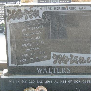 WALTERS Ernst F.H. 1918-1975