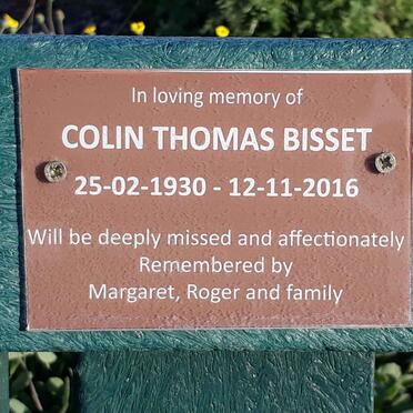 BISSET Colin Thomas 1930-2016 :: RAMSAY Donald Graham 1937-2007 &amp; Heila Johanna 1940-2001