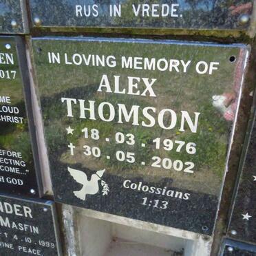 THOMSON Alex 1976-2002