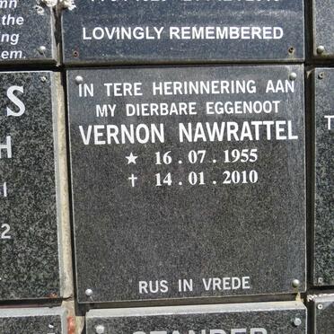 NAWRATTEL Vernon 1955-2010