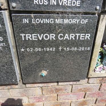 CARTER Trevor 1942-2018