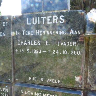 LUITERS Charles E. 1923-2001