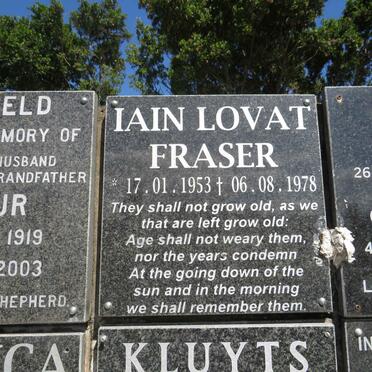 FRASER Iain Lovat 1953-1978