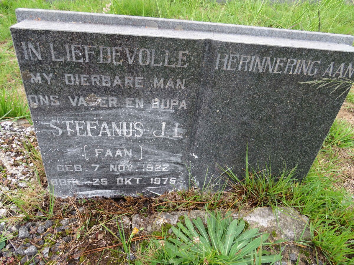 ? Stefanus J.L. 1922-1975