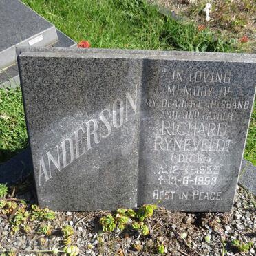ANDERSON Richard Ryneveldt 1935-1993