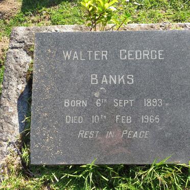 BANKS Walter George 1893-1965