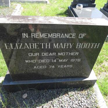 BOOTH Elizabeth Mary -1976