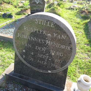 BERG Johannes Hendrik, van den 1917-1986