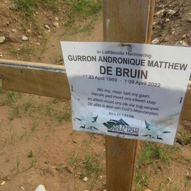BRUIN Gurron Andronique Matthew, de 1989-2022