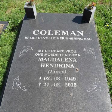 COLEMAN Magdalena Hendrina 1949-2015