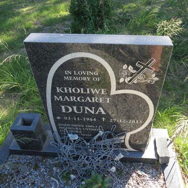 DUNA Kholiwe Margaret 1964-2015