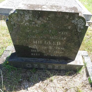GERBER Mildred 1900-1972
