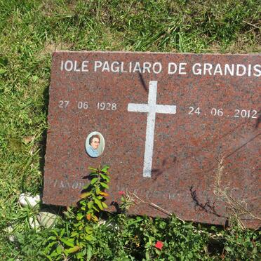 GRANDIS Iole, de nee PAGLIARO 1928-2012