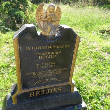 HETJIES Joseph John 1951-2014