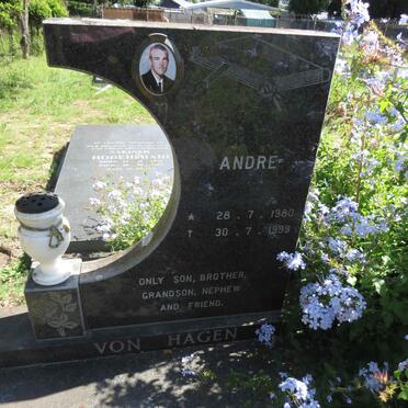 HAGEN Andre, von 1980-1999