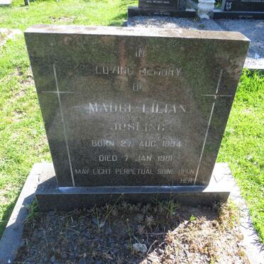 JOSLING Madge Lilian 1894-1981