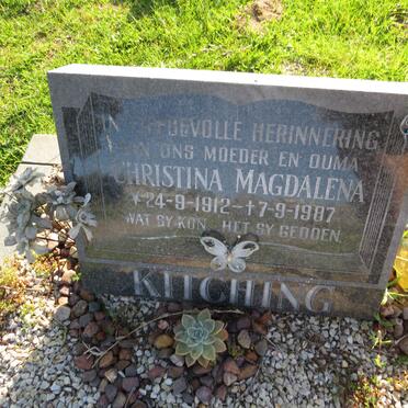 KITCHING Christina Magdalena 1912-1987