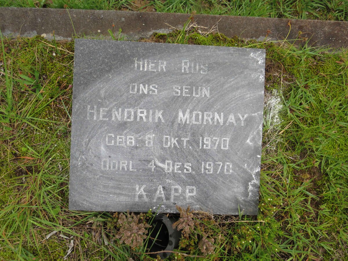 KAPP Hendrik Mornay 1970-1970