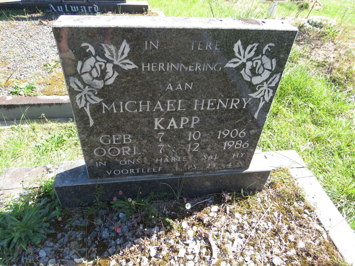 KAPP Michael Henry 1906-1986