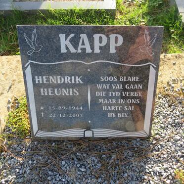 KAPP Hendrik Heunis 1944-2007