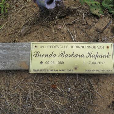 KAPANK Brenda Barbara 1969-2017