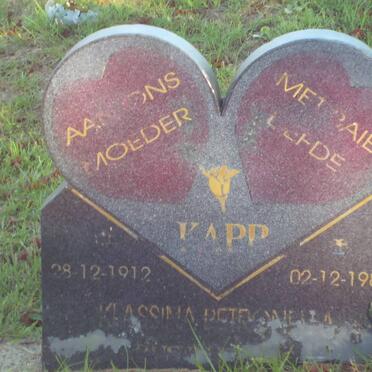 KAPP Klassina Petronella 1912-1989