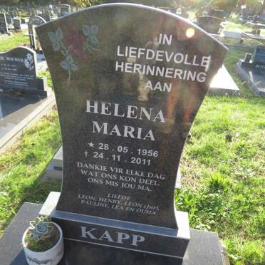 KAPP Helena Maria 1945-2011