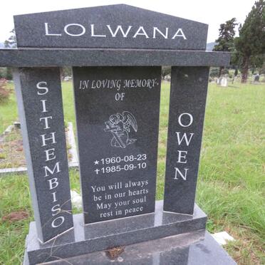 LOLWANA Sithembiso Owen 1960-1985