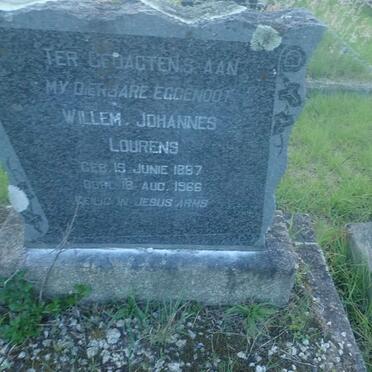 LOURENS Willem Johannes 1887-1966