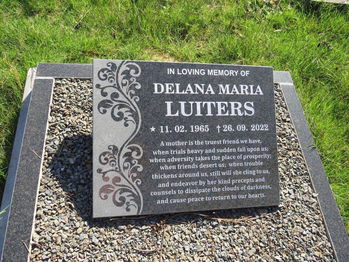 LUITERS Delana Maria 1965-2022