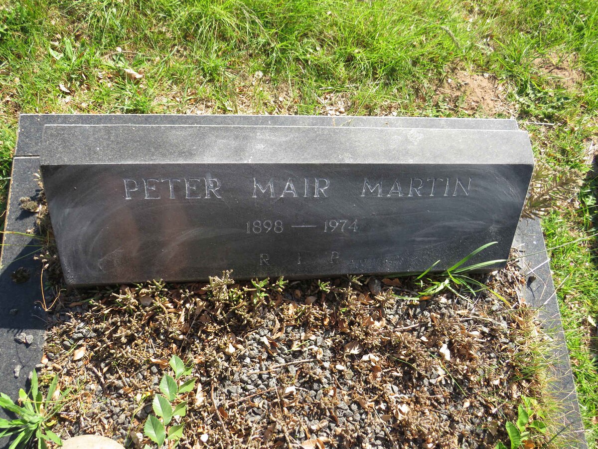MARTIN Peter Mair 1898-1974