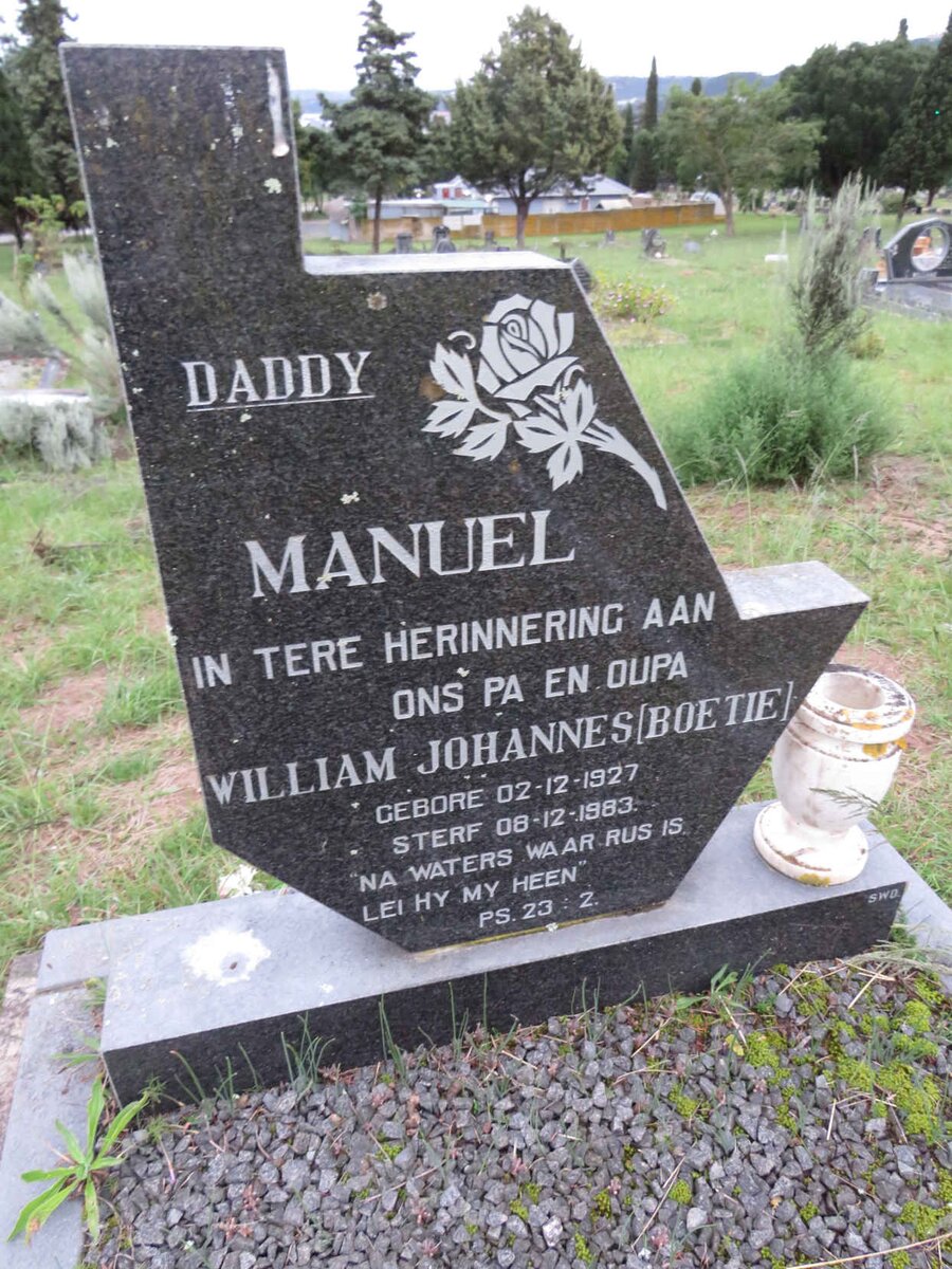 MANUEL William Johannes 1927-1983