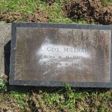 MILEHAM S. Geo. 1893-1963