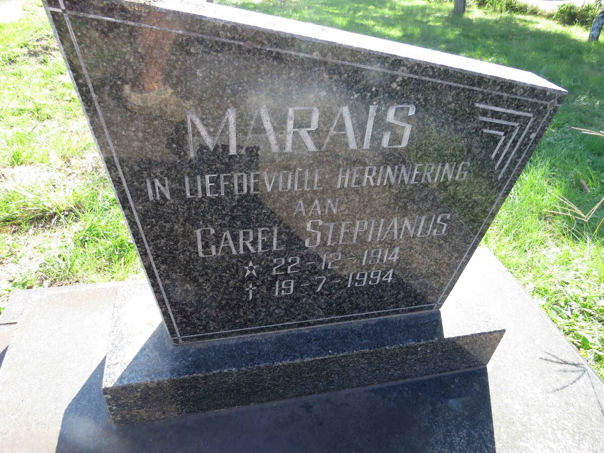 MARAIS Carel Stephanus 1914-1994