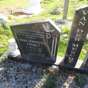 MESCHT Dirk Cornelius, van der 1950-2002