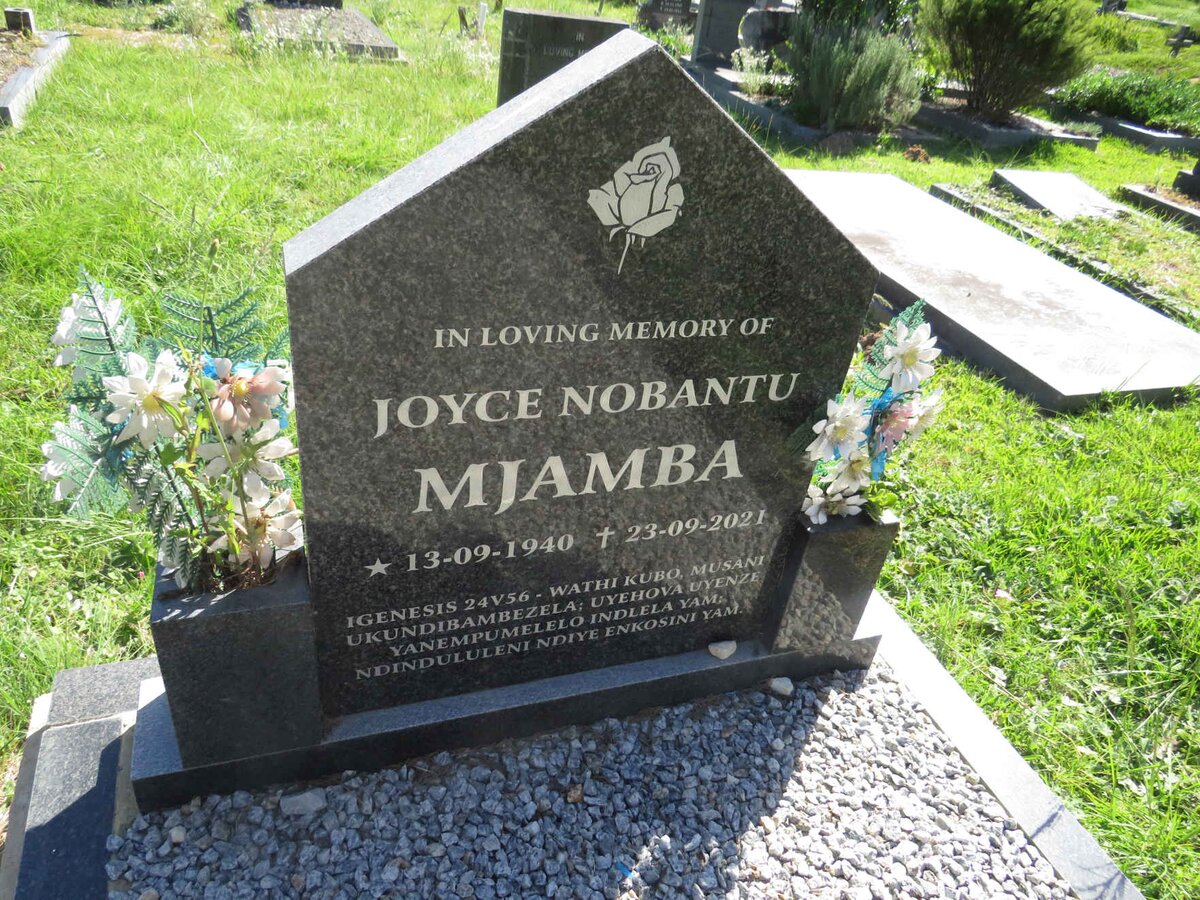 MJAMBA Joyce Nobantu 1940-2021
