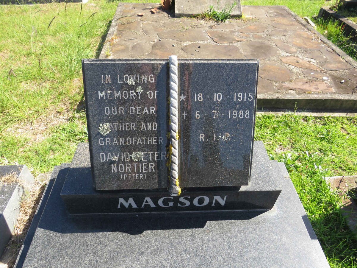 MAGSON David Peter Nortier 1915-1988