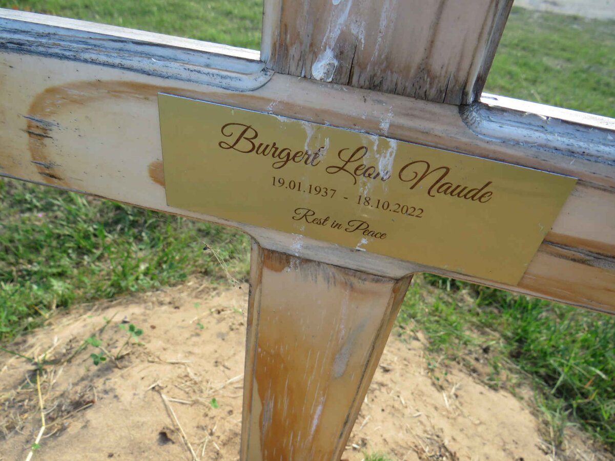 NAUDE Burgert Leon 1937-2022