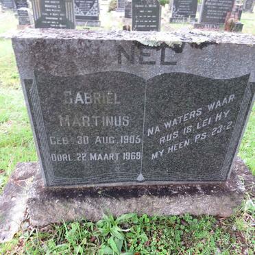 NEL Gabriel Marthinus 1905-1969
