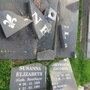 NEL Marthinus Jacobus 1922-2013 & Susanna Elizabeth BONTHUYS 1929-1995