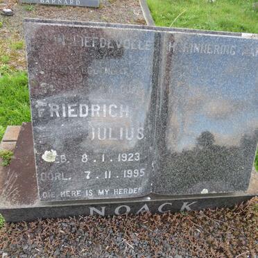 NOACK Friedrich Julius 1923-1995